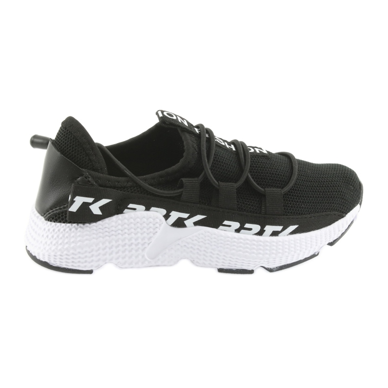 Bartek schwarze Sportschuhe 55109 Einlegesohle Leder weiß