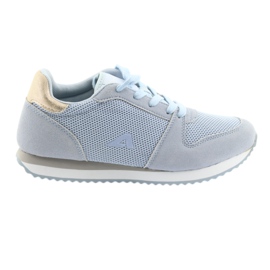 Blaue American Club Sportschuhe gelb