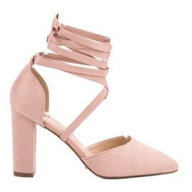 Seastar Gebundene Pumps in Spitz rosa