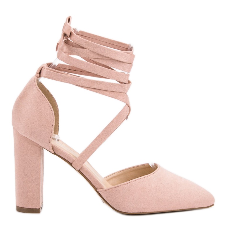 Seastar Gebundene Pumps in Spitz rosa