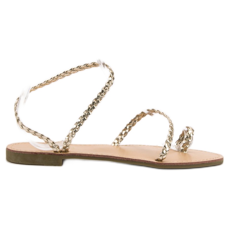 Comer Slip-On-Sandalen für Damen gelb