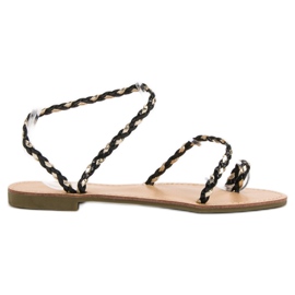 Comer Slip-On-Sandalen für Damen schwarz