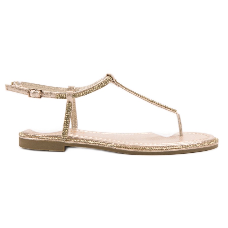 Comer Goldene japanische Sandalen