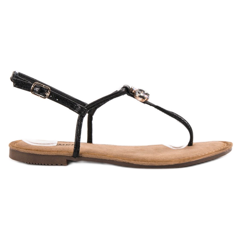 Comer Leichte Flip-Flops-Sandalen schwarz
