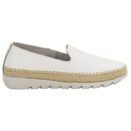 Filippo Slip-on-Lederschuhe weiß