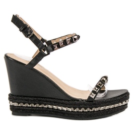 BIG DREAMS Rock-Keilsandalen schwarz