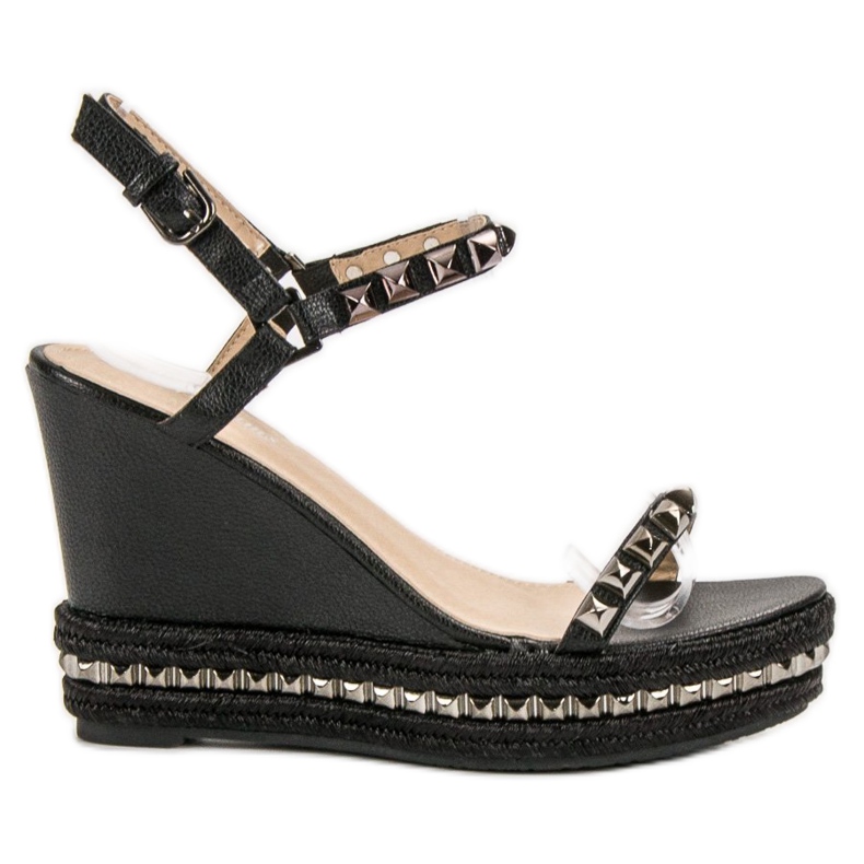 BIG DREAMS Rock-Keilsandalen schwarz