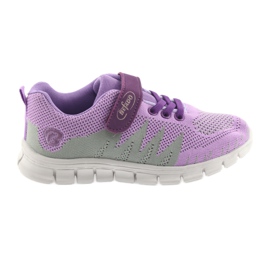 Befado Kinderschuhe 516Y025 lila grau
