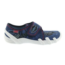Befado Kinderschuhe 273Y242 schwarz rot marineblau