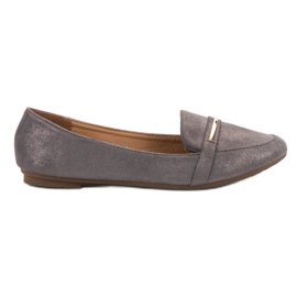 Abloom Graue Damen Slipper