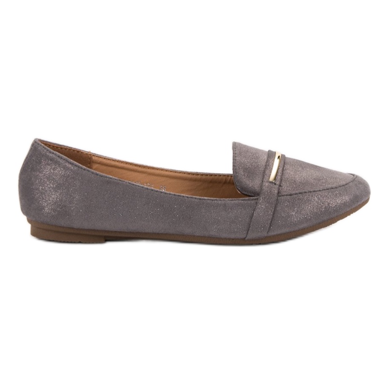Abloom Graue Damen Slipper
