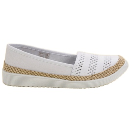 SHELOVET Textil-Espadrilles weiß