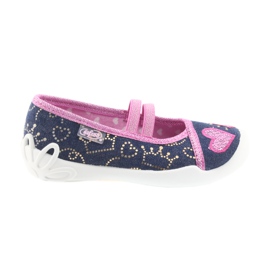 Befado Kinderschuhe 116X247 gelb rosa marineblau