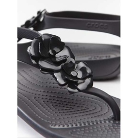 Crocs Serena Embellish Flip W 060 Schwarz Schwarz