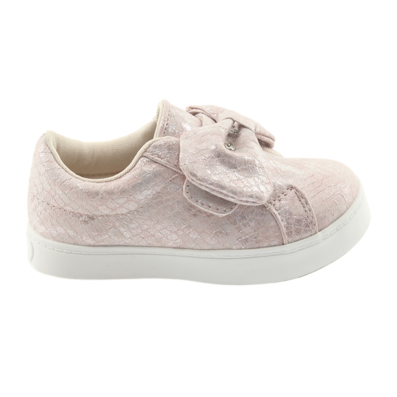 American Club Sneaker ES23 Schleife rosa grau