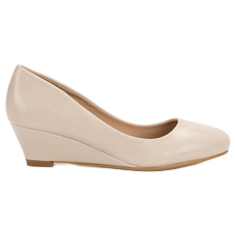 Small Swan Keilpumpen braun