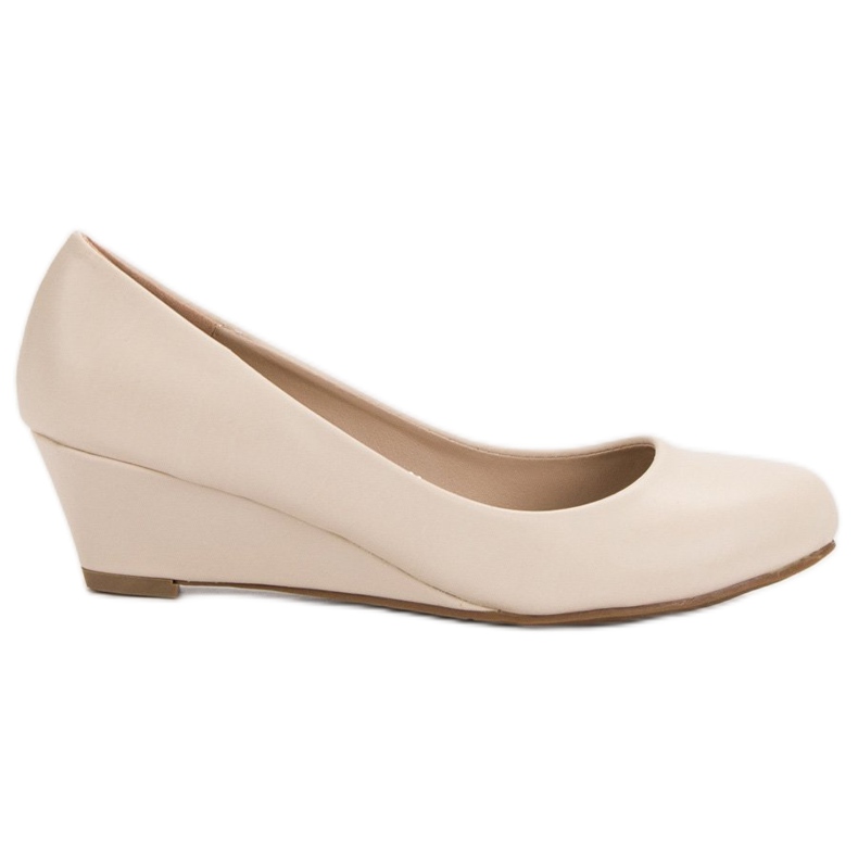 Small Swan Keilpumpen braun