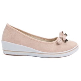 SHELOVET Keilpumpen braun