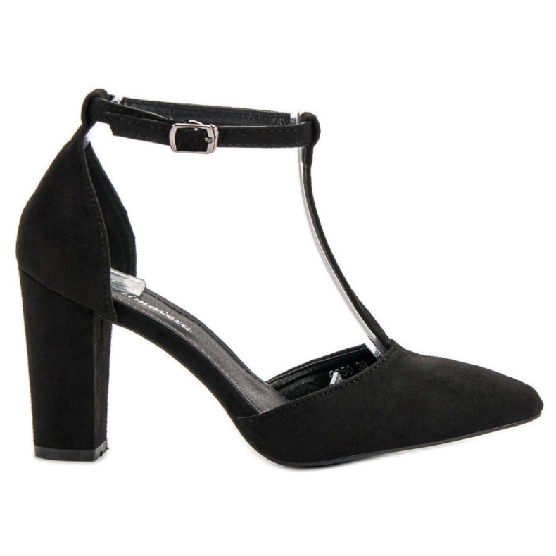 Primavera Schwarze Pumps auf einer Säule