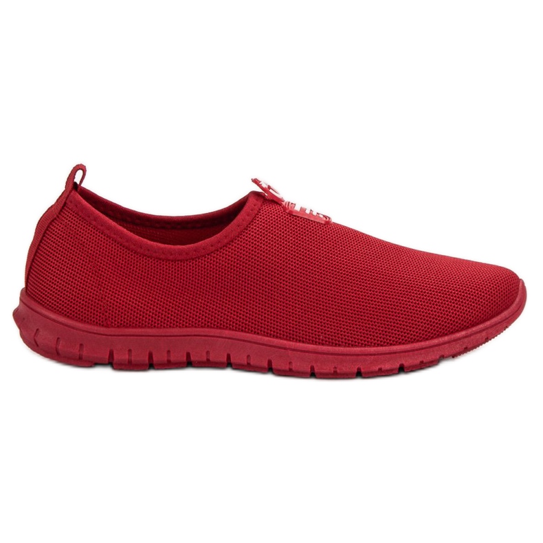 SHELOVET Rote Slip-On-Sneakers
