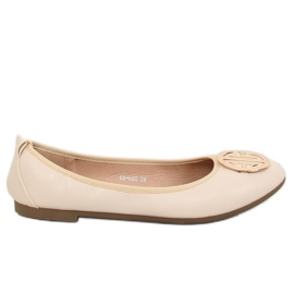 Beige Ballerinas für Damen VS-660 Beige
