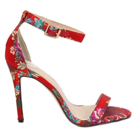 Orientalische rote Sandalen KSL708 Rot