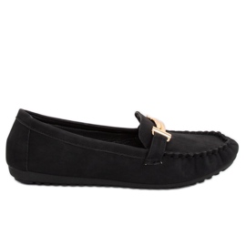 Schwarze Damen-Loafer VS-685 Black