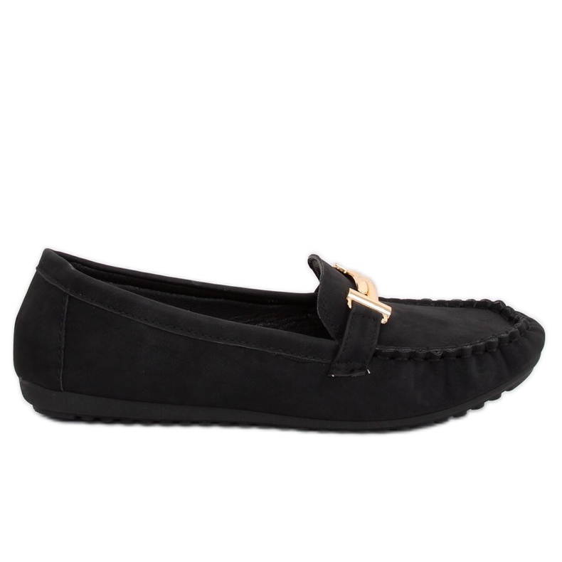 Schwarze Damen-Loafer VS-685 Black