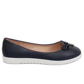 Marineblaue Ballerinas für Damen YSD-04 Navy navy blau