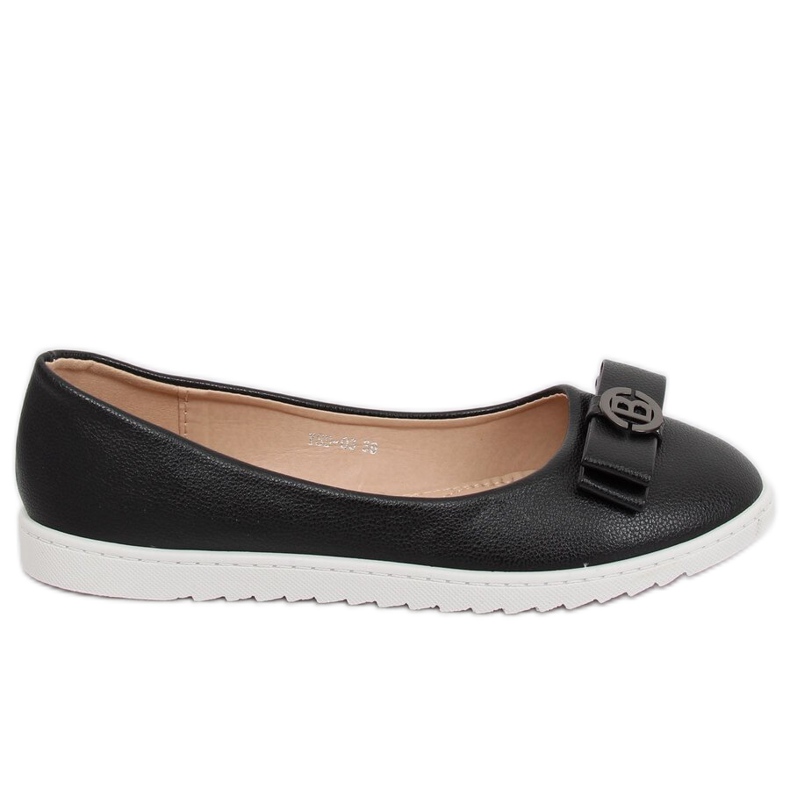 Schwarze Damen Ballerinas YSD-03 Schwarz