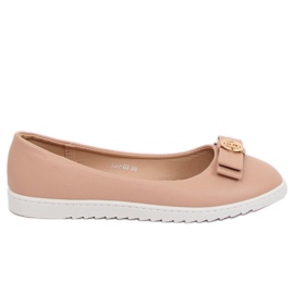 Beige Ballerinas für Damen YSD-03 Nude