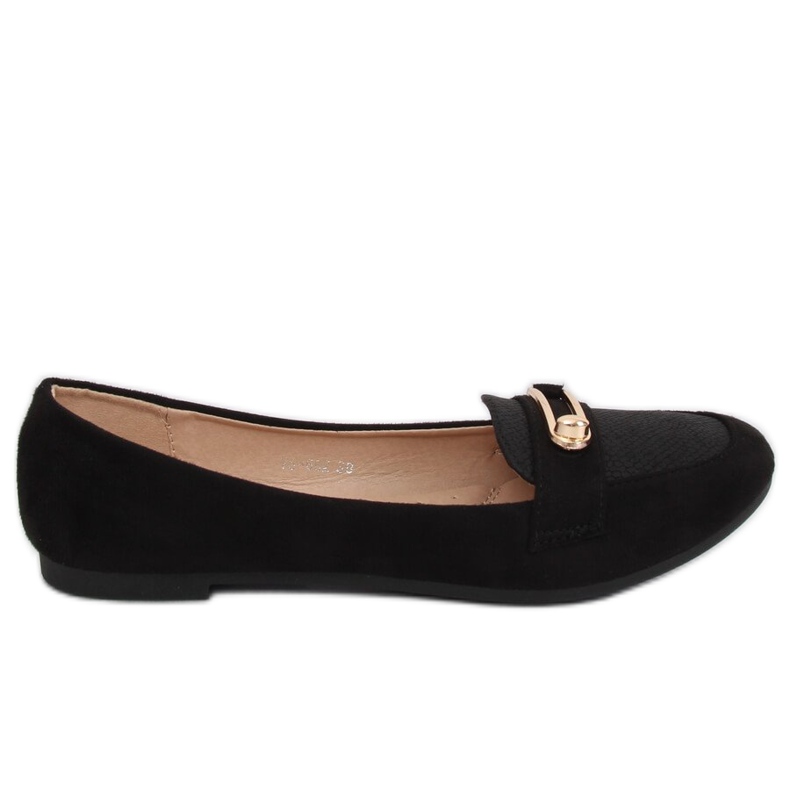 Schwarze Damen-Loafer VS-662 Black