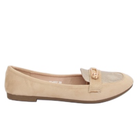 Beige Slipper für Damen VS-662 Khaki