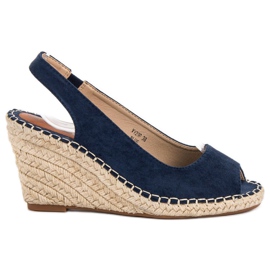 Seastar Keilsandalen blau marineblau