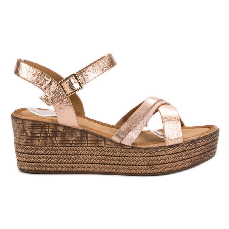 Seastar Leichte Sandalen auf Keilabsatz gelb