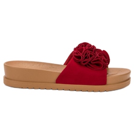 Primavera Rote Hausschuhe