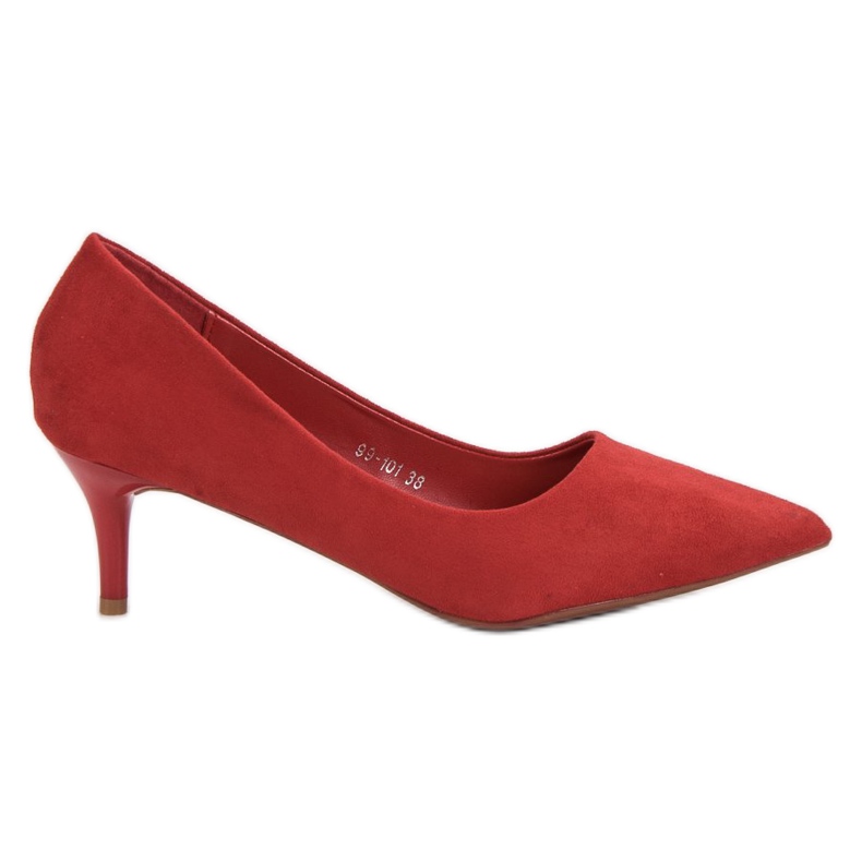 Nio Nio Rote Wildleder Pumps