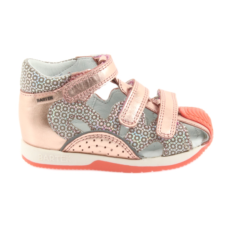 Bartek 81021 Sandalen Roségold orange grau gelb rosa