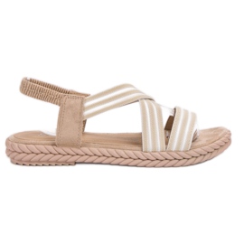 Seastar Bequeme Damensandalen beige