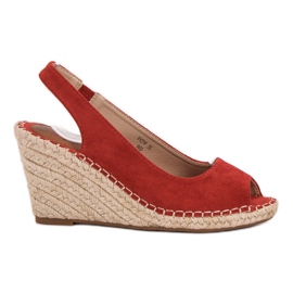 Seastar Keilsandalen rot