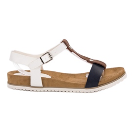 Evento Bequeme Sandalen mehrfarbig