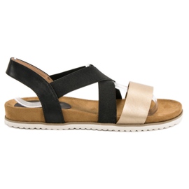 Evento Slip-On-Sandalen für Damen schwarz