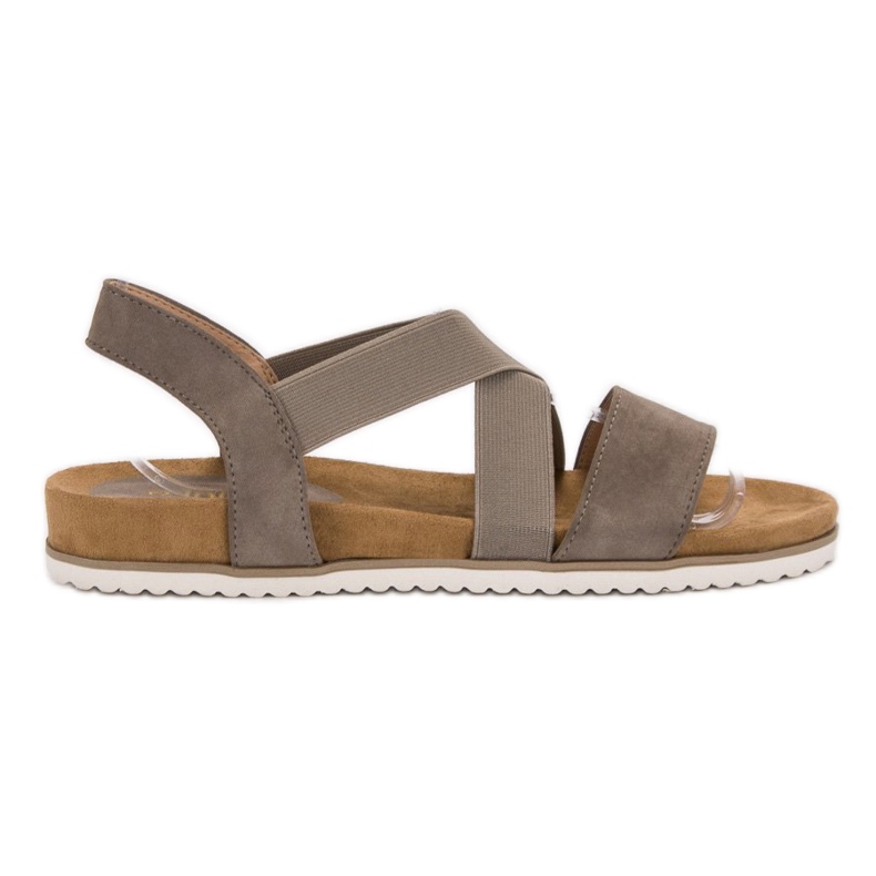 Evento Slip-On-Sandalen für Damen braun
