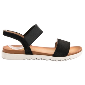 Primavera Schwarze Sandalen mit Radiergummi