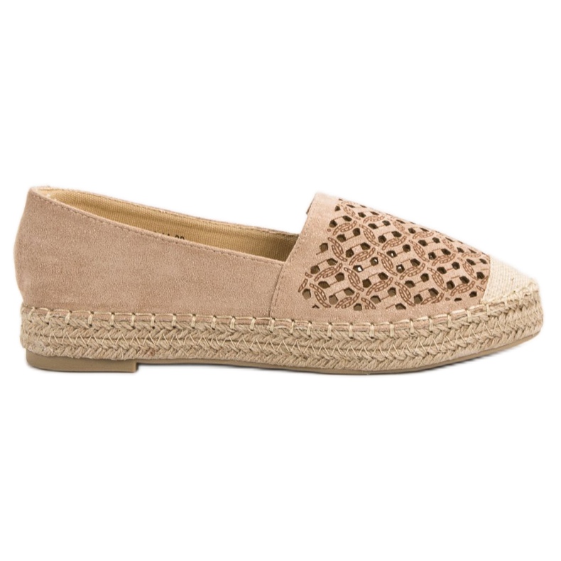 VICES Wildleder-Espadrilles braun