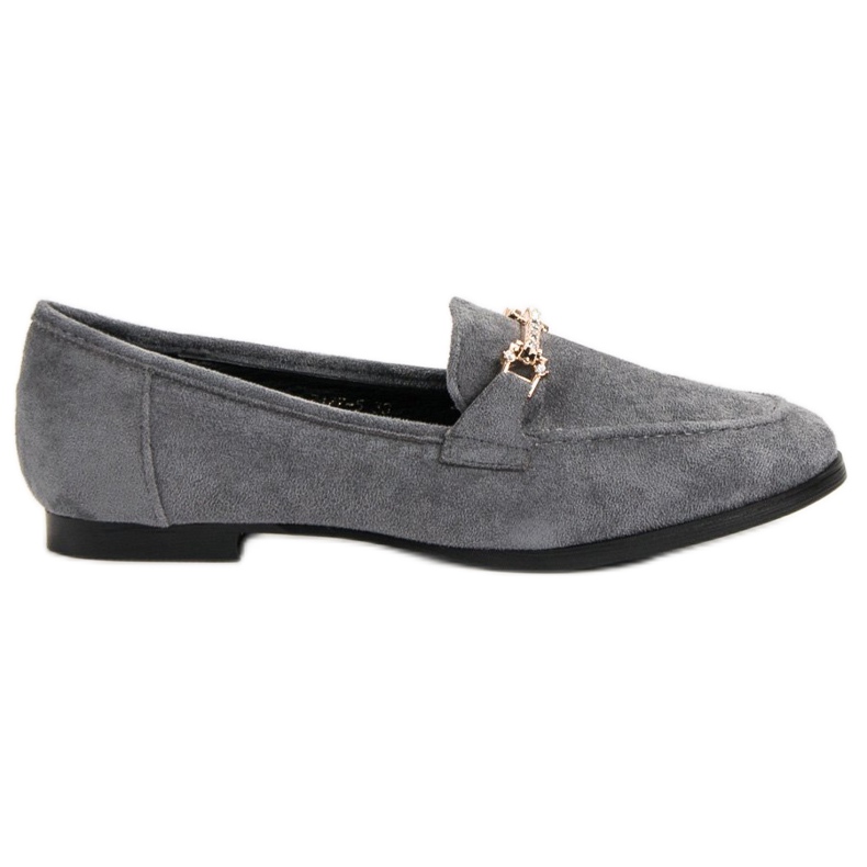 Balada Graue Wildleder-Loafer