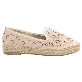 VICES Slip-on-Epadrilles beige