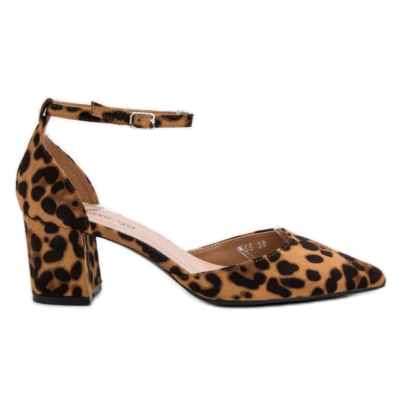 Queen Vivi Wildleder Pumps in Spitz braun
