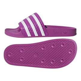 Adidas Originals Adilette Hausschuhe W CG6539 weiß violett