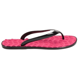 SHELOVET Flip-Flops aus Gummi rosa